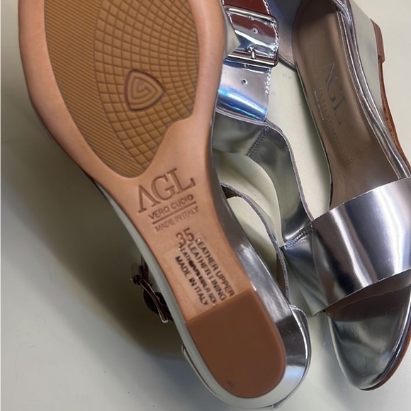 AGL Women's Silver Sandals - Picture 6 of 13